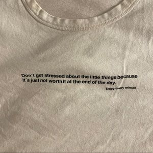 cropped printed tee